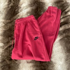 Red Nike Sweatpants